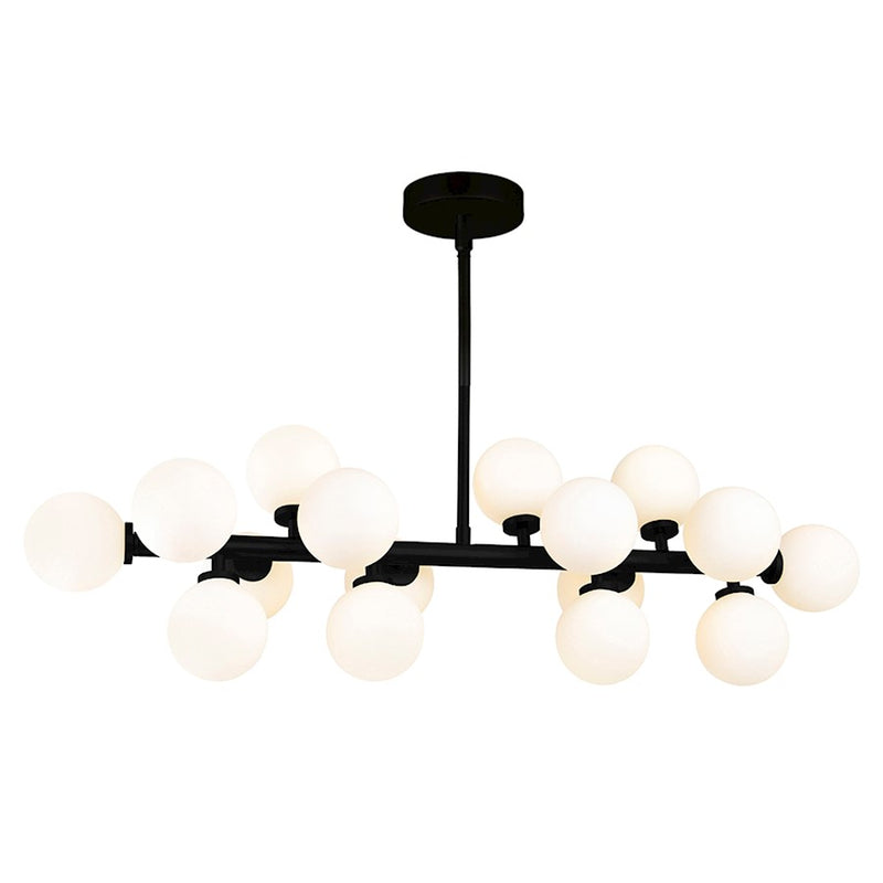 CWI Lighting Arya 16 Light Chandelier, Black