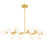 CWI Lighting Arya 16 Light Chandelier, Satin Gold