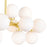 CWI Lighting Arya 16 Light Chandelier, Satin Gold