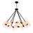 CWI Lighting Arya 45 Light Chandelier, Black