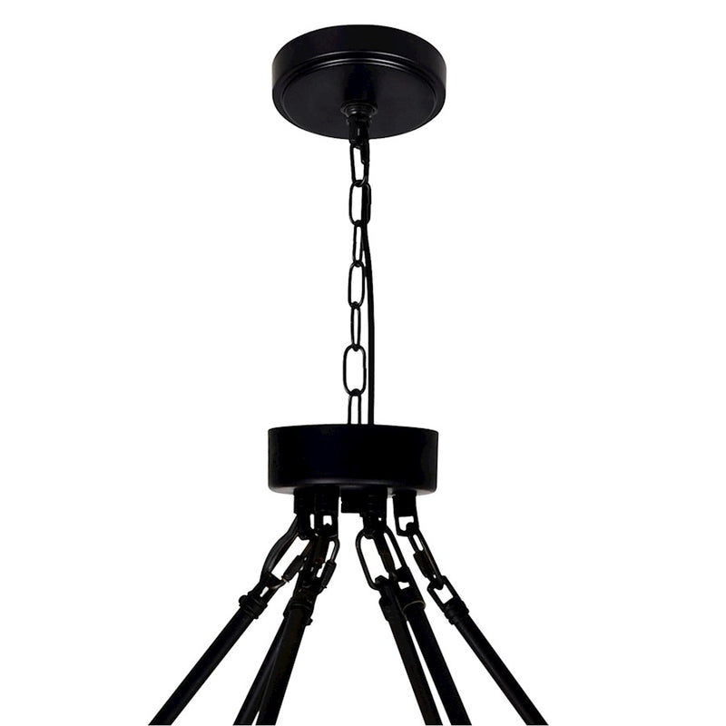 CWI Lighting Arya 45 Light Chandelier, Black