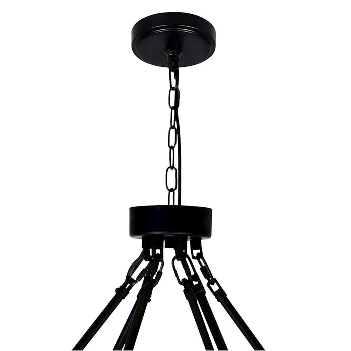 CWI Lighting Arya 45 Light Chandelier, Black