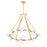 CWI Lighting Arya 45 Light Chandelier, Satin Gold