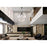 CWI Lighting Arya 70 Light Chandelier, Black