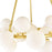 CWI Lighting Arya 70 Light Chandelier, Satin Gold