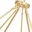 CWI Lighting Arya 70 Light Chandelier, Satin Gold