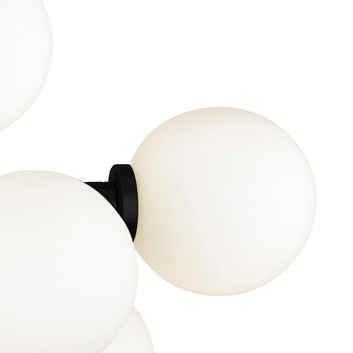 CWI Lighting Arya 8 Light Wall Light, Black