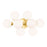 CWI Lighting Arya 8 Light Wall Light, Satin Gold