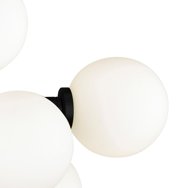 CWI Lighting Arya 17 Light Wall Light, Black