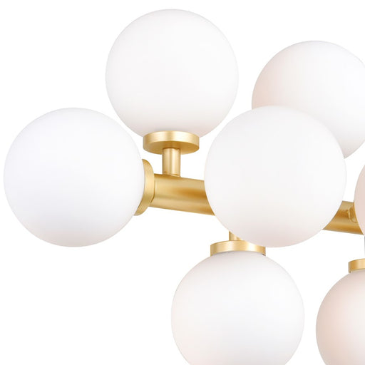 CWI Lighting Arya 17 Light Wall Light, Satin Gold