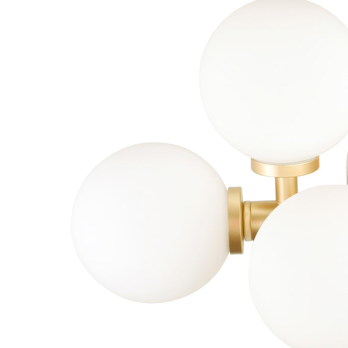 CWI Lighting Arya 17 Light Wall Light, Satin Gold