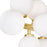 CWI Lighting Arya 17 Light Wall Light, Satin Gold