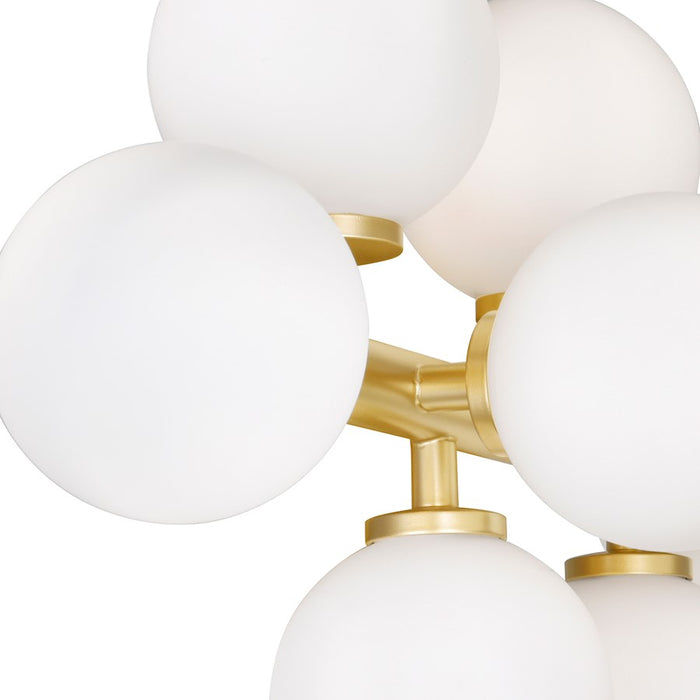 CWI Lighting Arya 17 Light Wall Light, Satin Gold