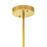 CWI Lighting Belinda 4 Light Drum Shade Chandelier, Champagne
