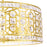 CWI Lighting Belinda 6 Light Drum Shade Chandelier, Champagne