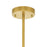 CWI Lighting Belinda 6 Light Drum Shade Chandelier, Champagne