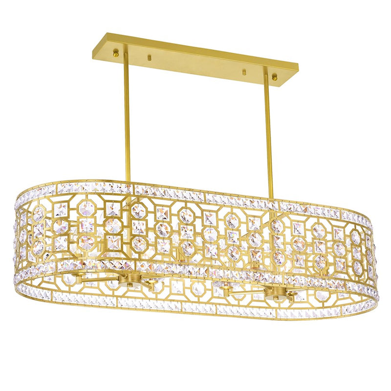 CWI Lighting Belinda 8 Light Chandelier, Champagne