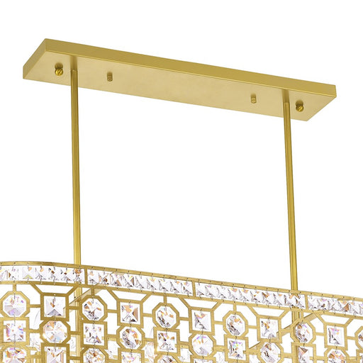 CWI Lighting Belinda 8 Light Chandelier, Champagne