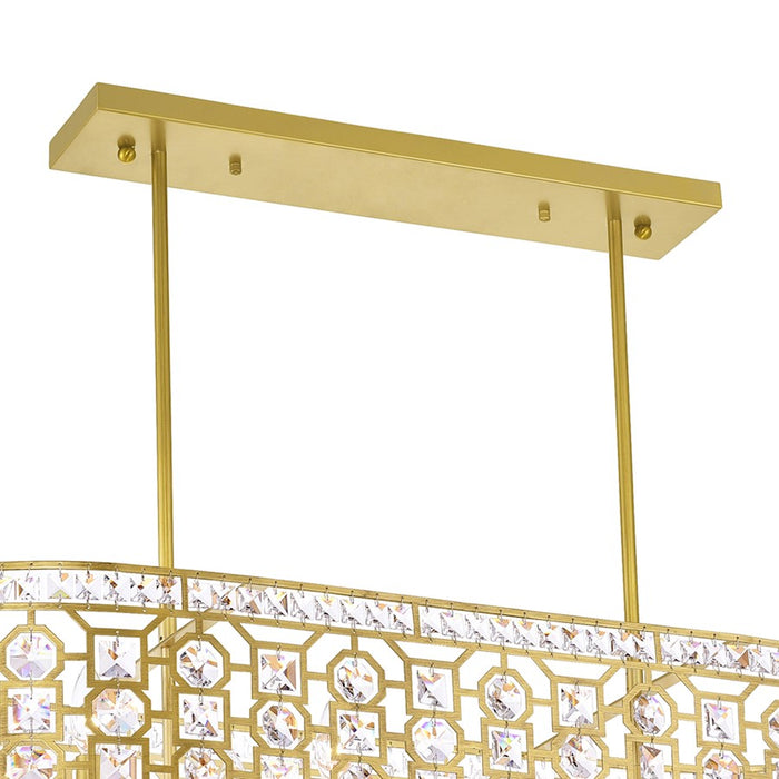 CWI Lighting Belinda 8 Light Chandelier, Champagne