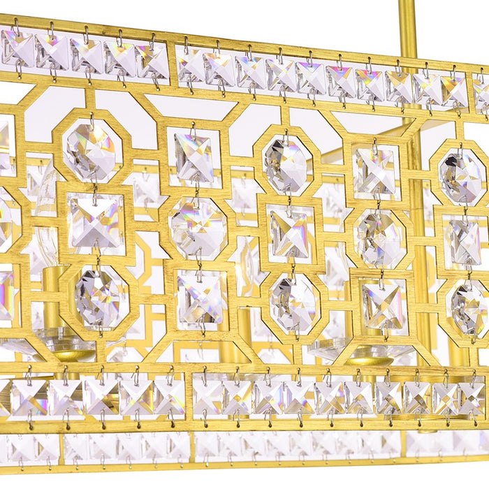 CWI Lighting Belinda 8 Light Chandelier, Champagne