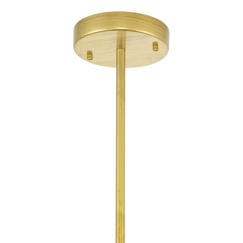 CWI Lighting Belinda 1 Light Drum Shade Mini Pendant, Champagne