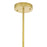 CWI Lighting Belinda 1 Light Drum Shade Mini Pendant, Champagne