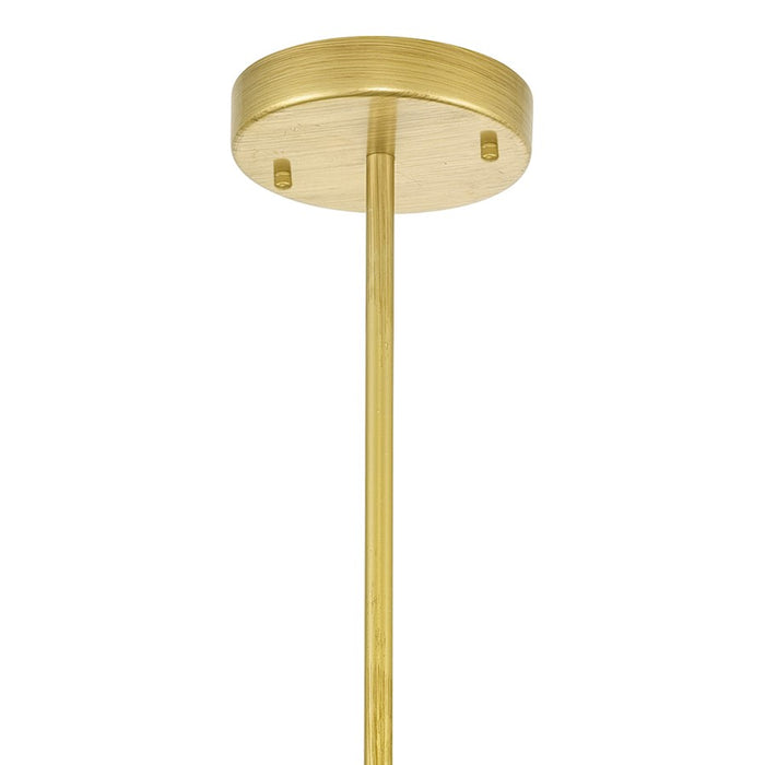 CWI Lighting Belinda 1 Light Drum Shade Mini Pendant, Champagne
