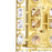 CWI Lighting Belinda 2 Light Wall Light, Champagne