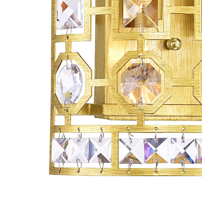 CWI Lighting Belinda 2 Light Wall Light, Champagne