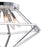 CWI Lighting Calista 6 Light Flush Mount, Chrome