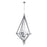 CWI Lighting Calista 2 Light Up Chandelier, Chrome - 1027P20-3-601