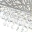 CWI Lighting Eternity 9 Light Drum Shade Chandelier, Chrome