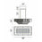 CWI Eternity 14 Light Drum Shade Chandelier, Chrome