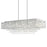CWI Eternity 16 Light Drum Shade Chandelier, Chrome