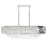 CWI Eternity 16 Light Drum Shade Chandelier, Chrome