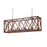 CWI Lighting Marini 8 Light Chandelier, Wood Grain Brown - 1033P51-8-230