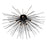 CWI Lighting Savannah 8 Light Flush Mount, Black