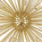 CWI Lighting Savannah 9 Light Chandelier, Gold Leaf