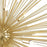 CWI Lighting Savannah 9 Light Chandelier, Gold Leaf