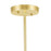CWI Lighting Savannah 9 Light Chandelier, Gold Leaf