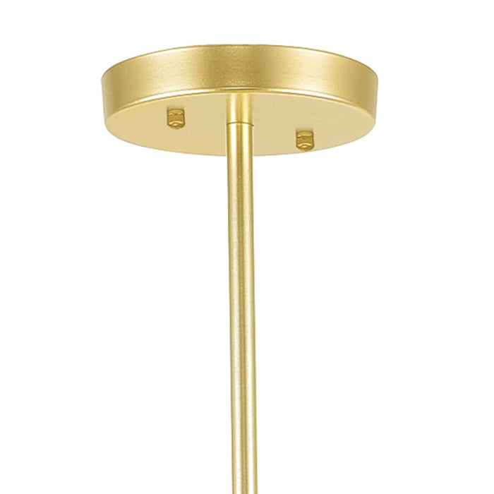 CWI Lighting Savannah 9 Light Chandelier, Gold Leaf