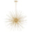 CWI Lighting Savannah 9 Light Chandelier, Gold Leaf