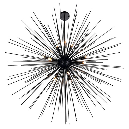 CWI Lighting Savannah 14 Light Chandelier, Black