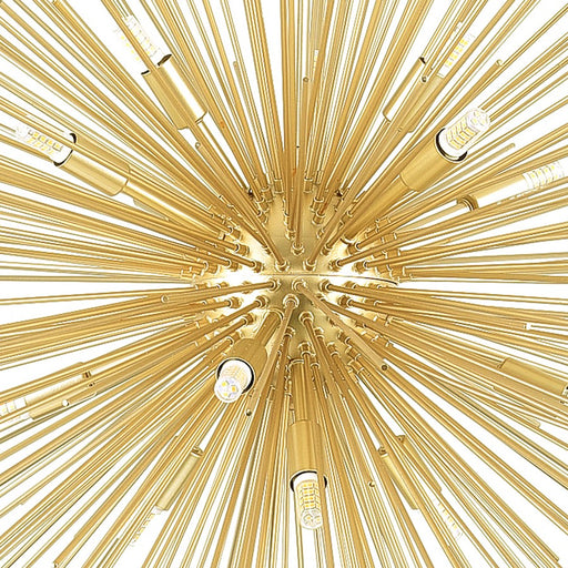 CWI Lighting Savannah 14 Light Chandelier, Gold Leaf