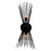 CWI Lighting Savannah 2 Light Wall Light, Black