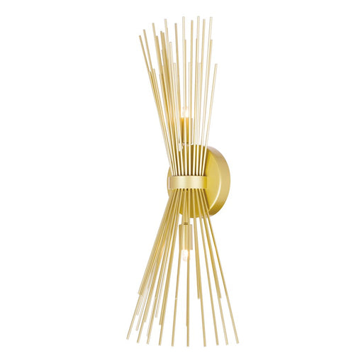 CWI Lighting Savannah 2 Light Wall Light, Gold Leaf