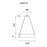 CWI Lighting Rosalina 16" Down Chandelier, Matte Black