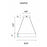 CWI Lighting Rosalina 20" Down Chandelier, Matte Black