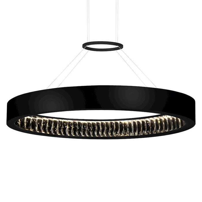 CWI Lighting Rosalina 32" Down Chandelier, Matte Black