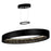 CWI Lighting Rosalina 32" Down Chandelier, Matte Black